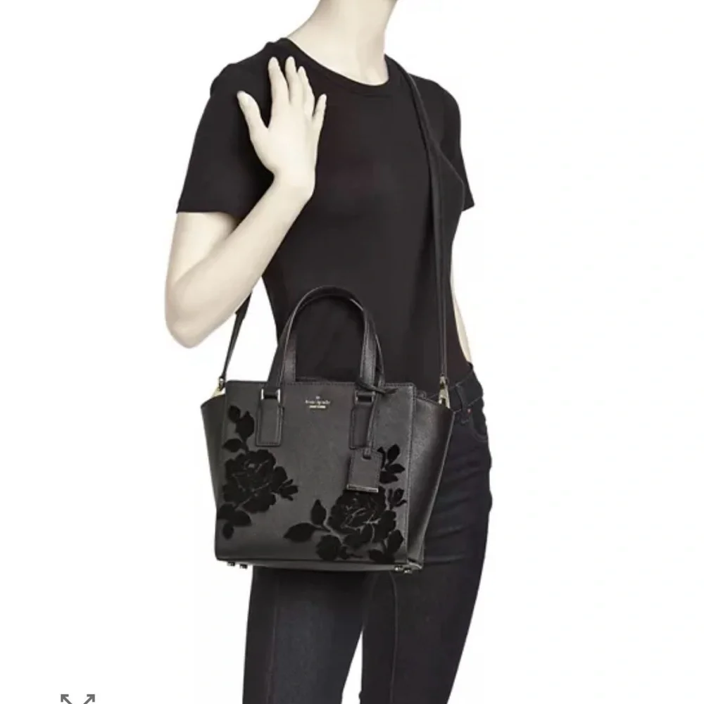 Kate Spade New York Cameron Street Flock Roses Hayden Small Satchel
